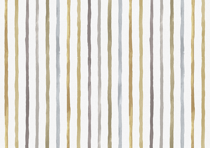 Vintage Stripe, Gold Coast - Roman Blind - Image 7